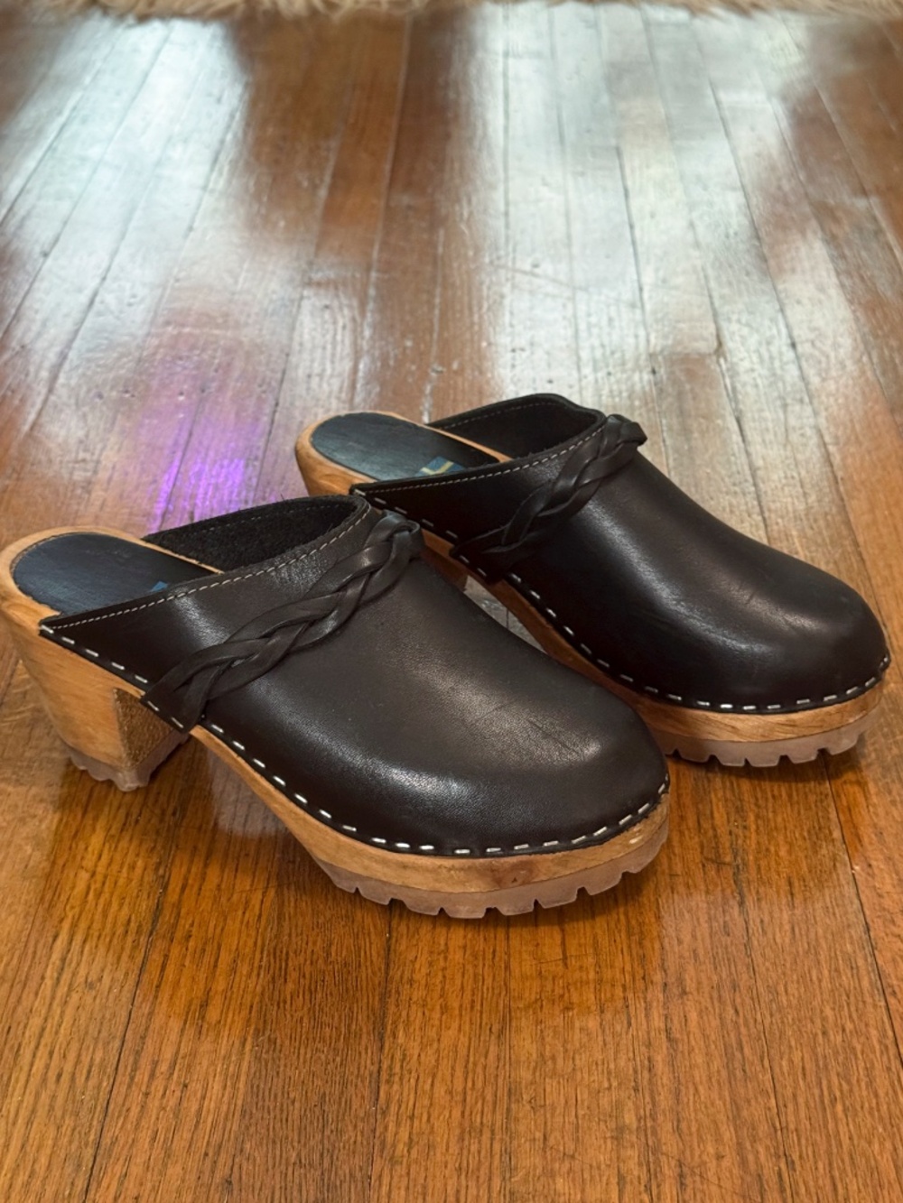 MIA Swedish Clog Mule Heels, EU size 38 (US size 8 W)